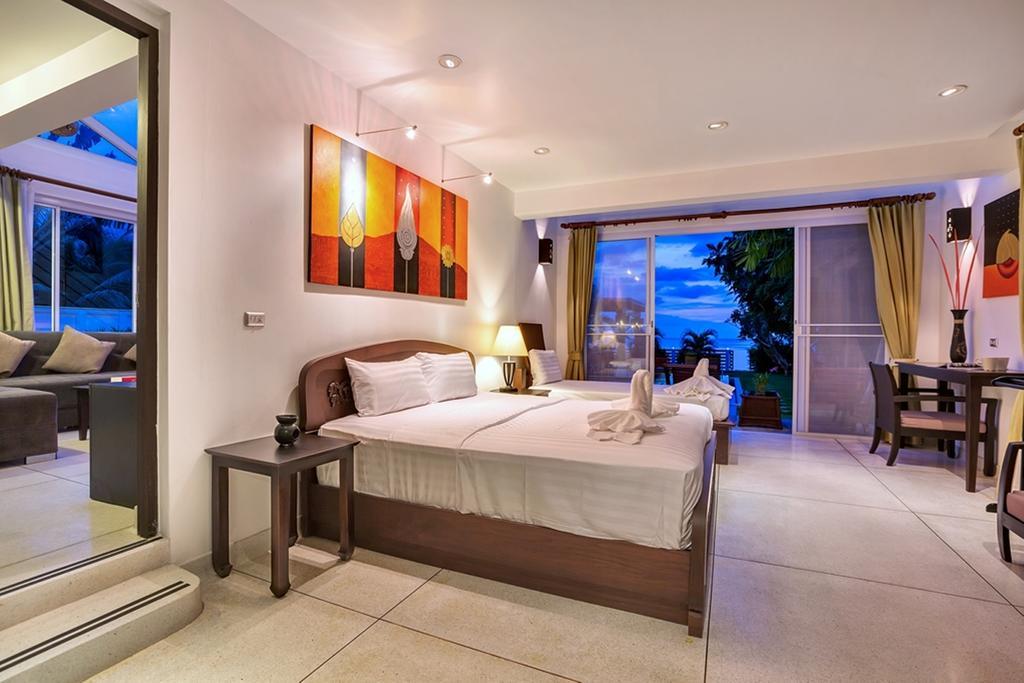 Emerald Sands - Beach Front 4 Bed Pool Villa Koh Samui Pokój zdjęcie
