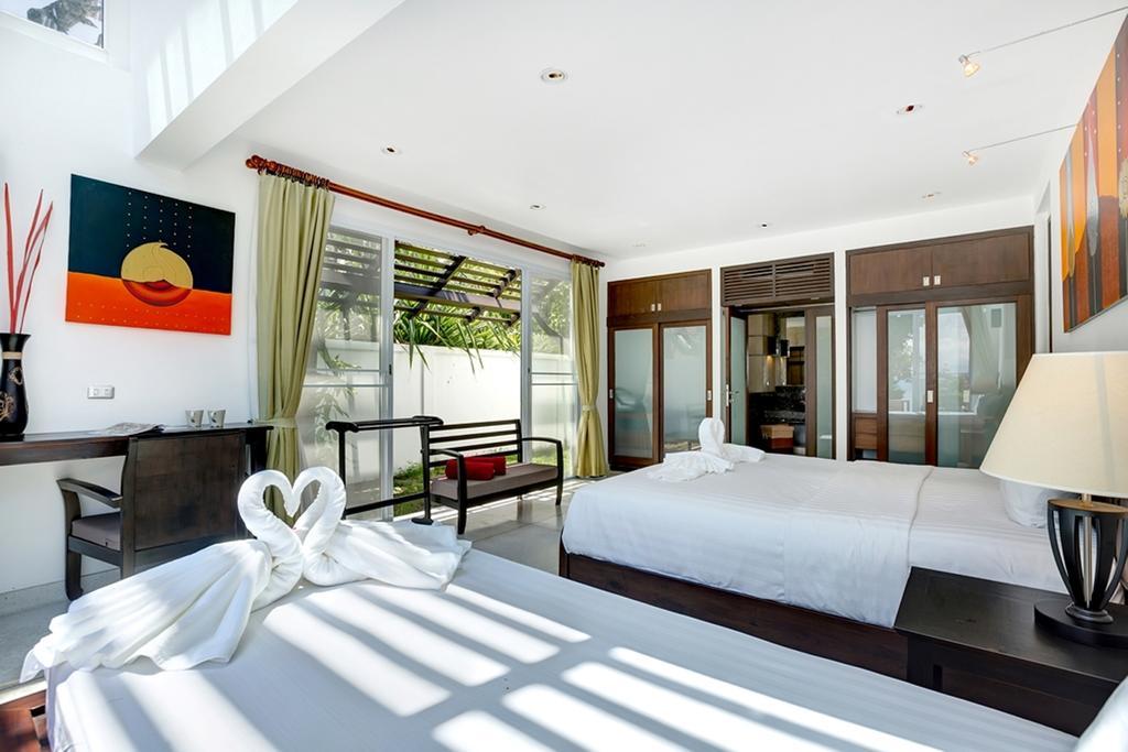 Emerald Sands - Beach Front 4 Bed Pool Villa Koh Samui Pokój zdjęcie