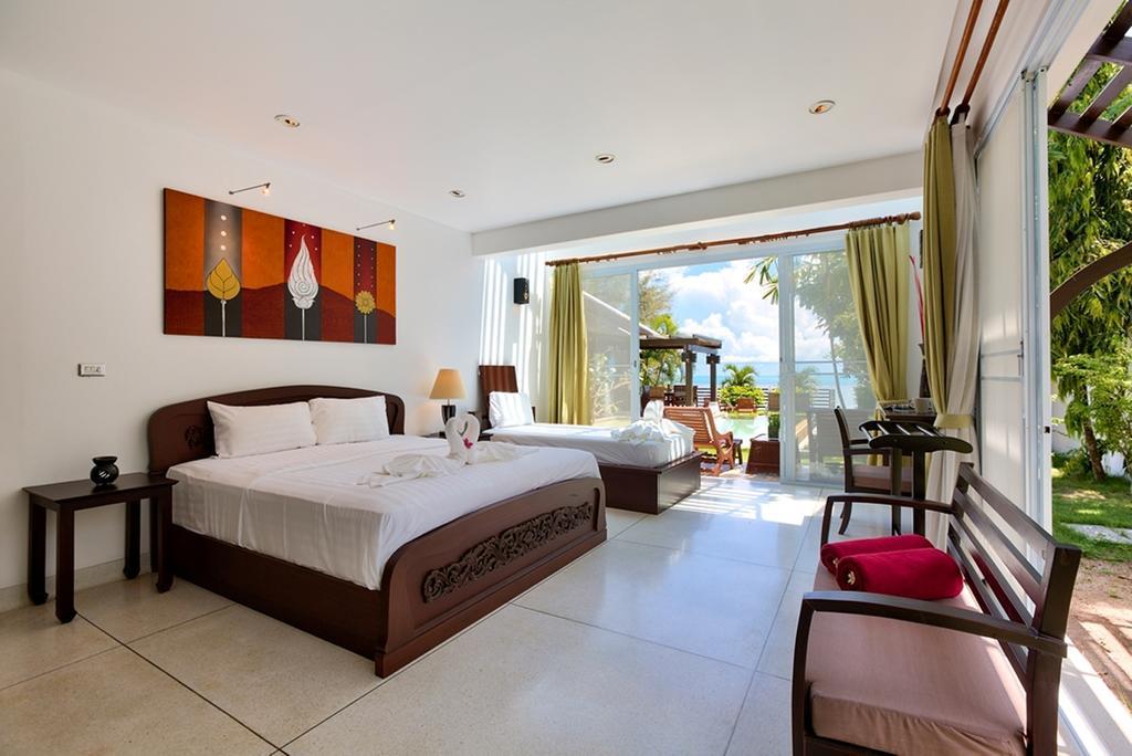 Emerald Sands - Beach Front 4 Bed Pool Villa Koh Samui Pokój zdjęcie
