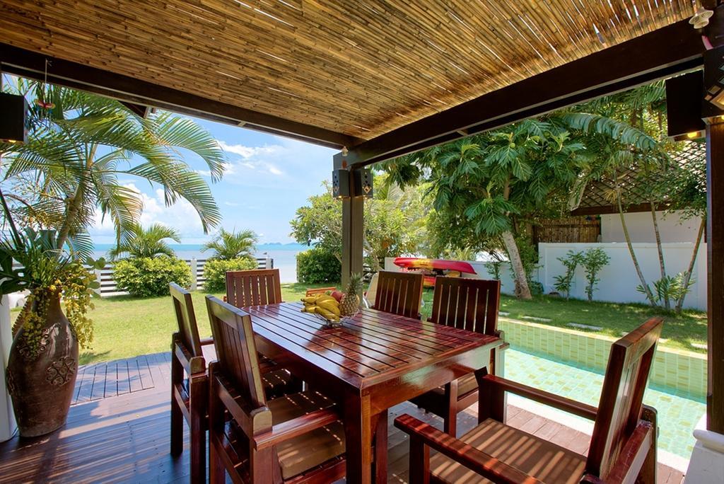 Emerald Sands - Beach Front 4 Bed Pool Villa Koh Samui Pokój zdjęcie
