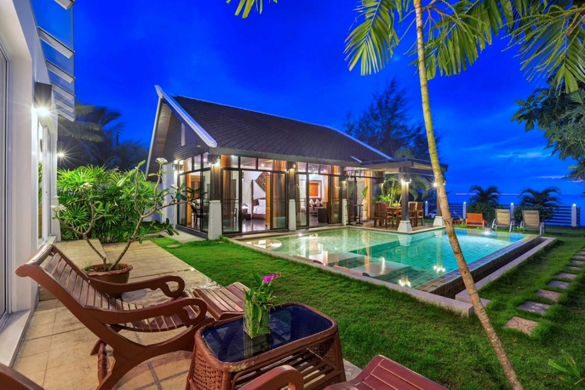 Emerald Sands - Beach Front 4 Bed Pool Villa Koh Samui Zewnętrze zdjęcie